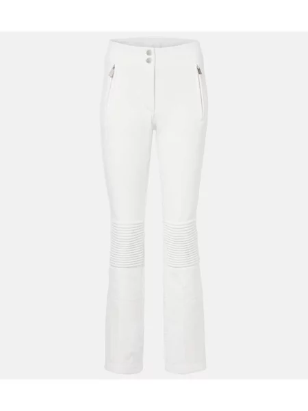 Jeździć na nartach spodnie dresowe Toni Sailer białe