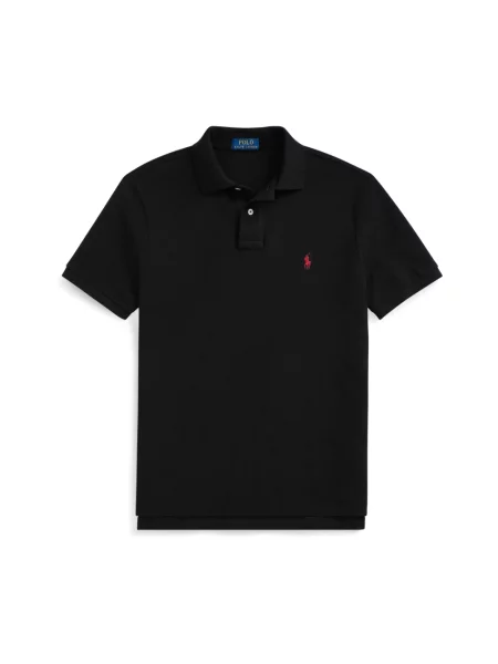 Polo Ralph Lauren Koszulki Mężczyzna Krótki Rękaw Dzianina Pika czarny