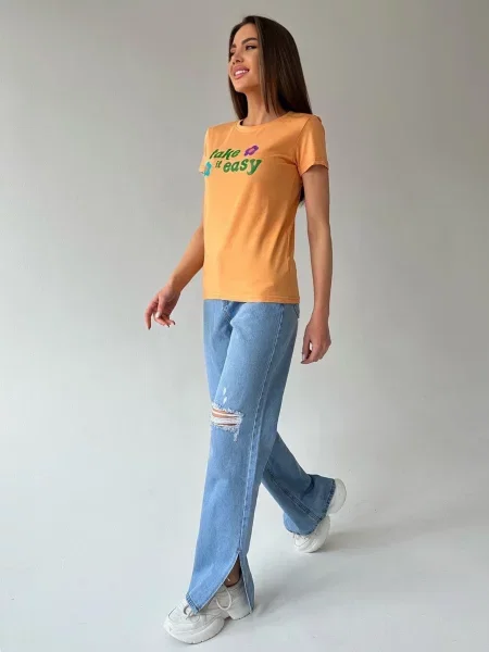 ISSA Plus Футболка Без підкладки помаранчевий