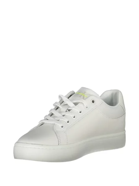 Top Calvin Klein cu autograf alb