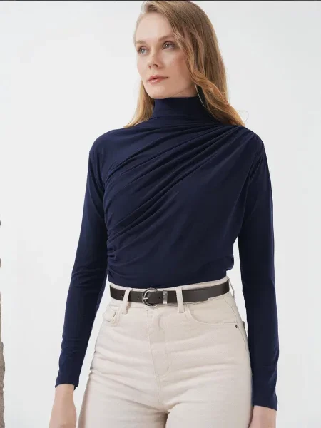 Bigdart Bluza Blusen mornarsko plava