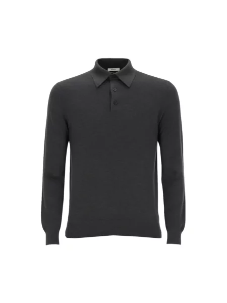 Sweter Zegna z kaszmiru z długim rękawem czarny