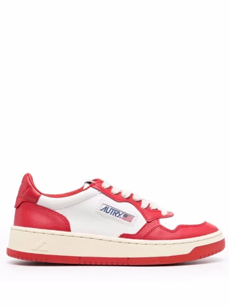 Sneakerși Autry din piele roșu
