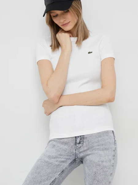 Lacoste tricou din alb