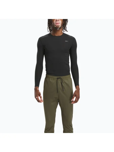 Pánske tričko Reebok Compression longsleeve black čierna