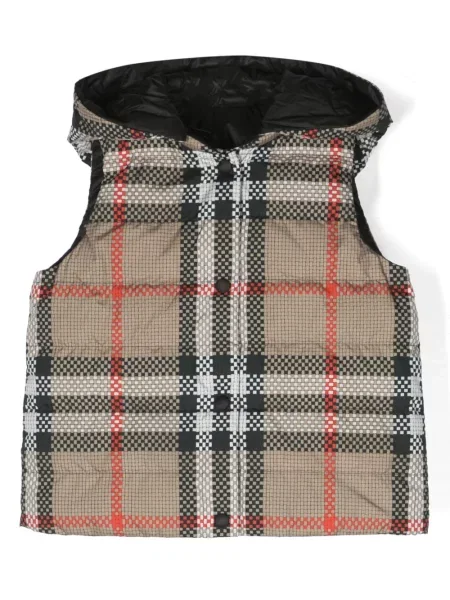 Kamizelka dziecięca Burberry brązowa