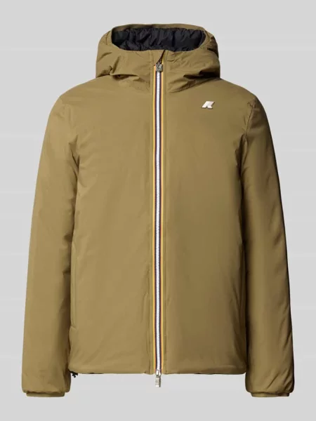 Kroj́ regular fit kurtka puchowa z zamkiem błyskawicznym dwustronnym model JACK' K-way