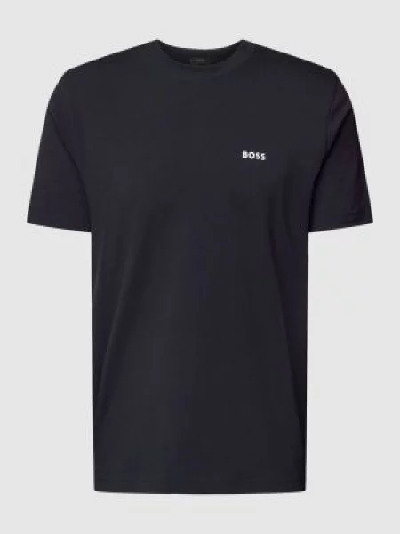 T-shirt z nadrukiem z logo Boss Green