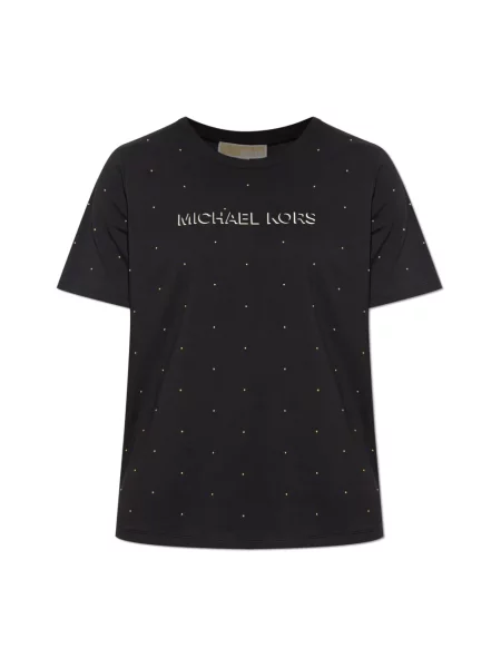 Koszulka Michael Kors z ćwiekami klasyczna czarna