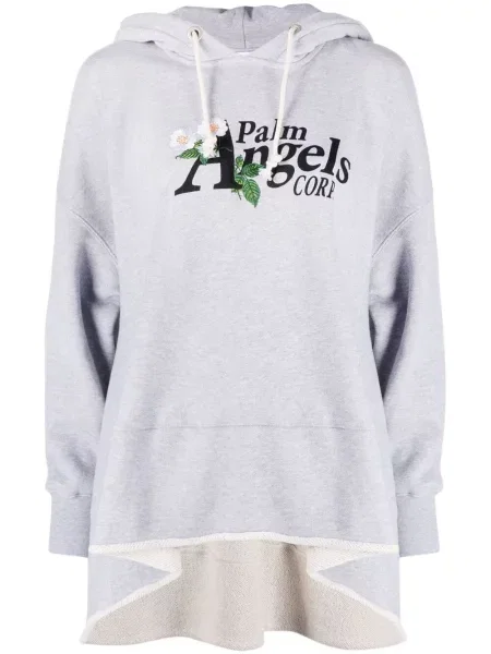 Poncho Palm Angels cu autograf cu cordon gri