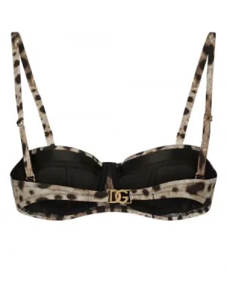 Leopardí podprsenka Dolce & Gabbana s potiskem