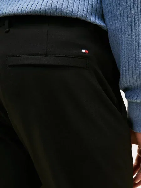 Трикотажные чиносы Tommy Hilfiger черные