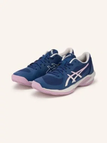 Asics Tenisové Boty Solution Swift Clay tmavě modrá / světle fialová bílá