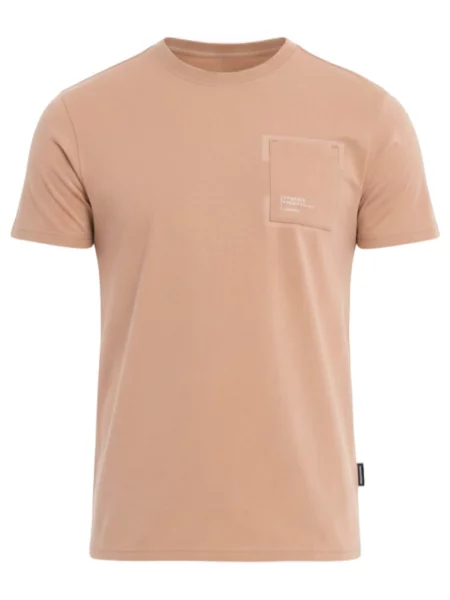 Ombre Tričko tmavě hnědá