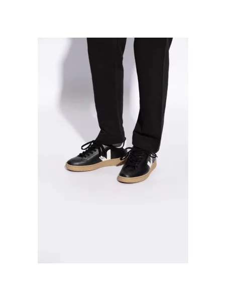 Veja sneakersy skórzane czarny