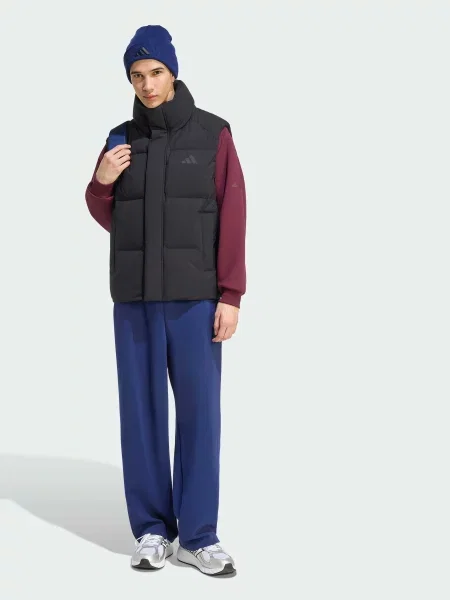 Утепленный жилет Adidas черный