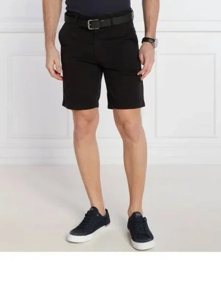 BOSS ORANGE Pantaloni scurți CHINO negru