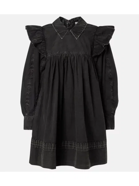 Rochie Ganni cu volane negru