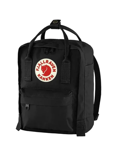 Fjallraven hátizsák Kanken Mini kis nyomott mintás fekete