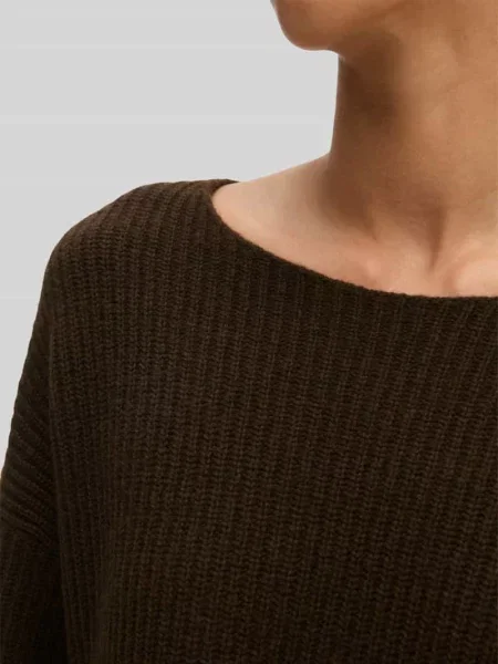 Sweter o kroju relaxed fit z mieszanki żywej wełny Marc O'polo