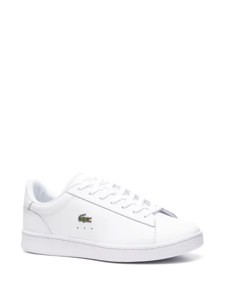 Sneakerși Lacoste din piele alb