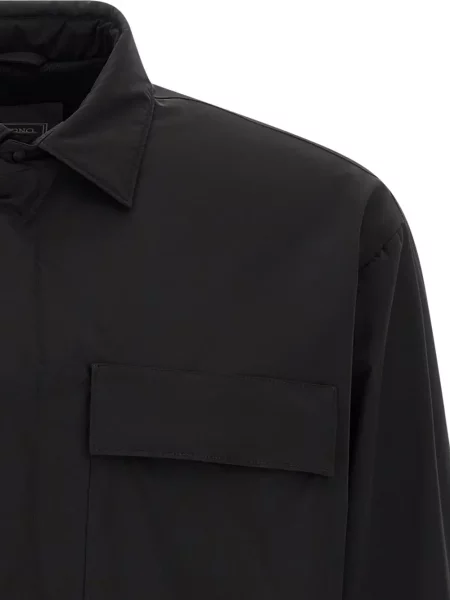 Риза Herno кръпка джобове черно