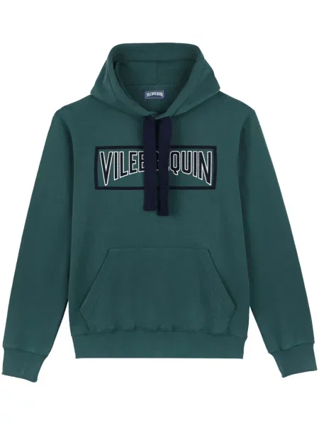 Mikina s kapucí Vilebrequin zelená