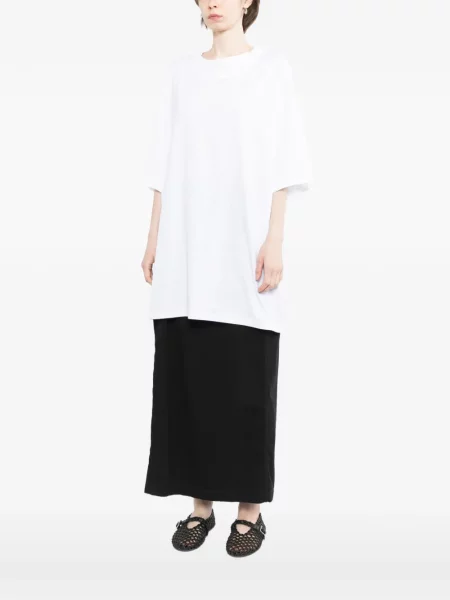 Gulerat tricou Marina Yee alb