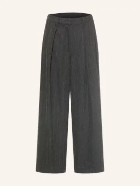 Opus Pants Spodnie Mikha schwarz czarne