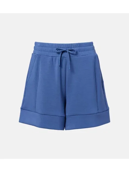 Pantaloni scurți Varley din jerseu albastru