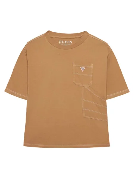 Guess T-Shirt μπεζ