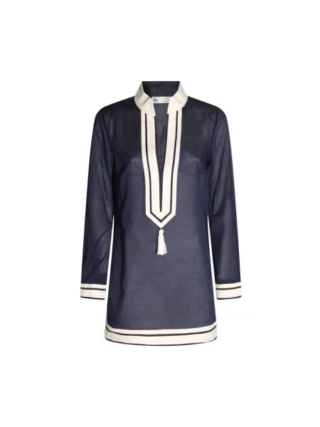 Strój kąpielowy Tory Burch niebieski