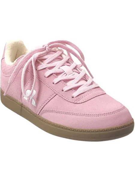 Pantofi derby Le Coq Sportif din piele de căprioară roz