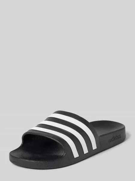 Klapki kąpielowe z w kontrastowym kolorze Model ADILETTE AQUA' Adidas Sportswear czarne
