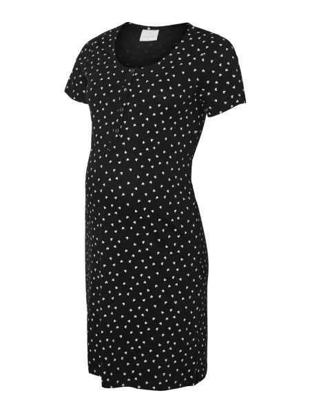 MAMALICIOUS Spalna srajca črna bela