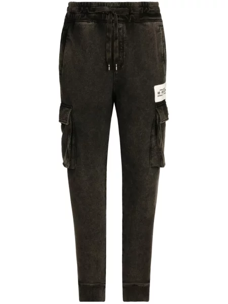 Pantaloni cargo Dolce & Gabbana negru