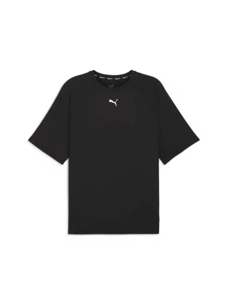 Футболка спортивна PUMA Cloudspun Thermoadapt Tee комбінований верх чорний