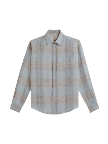 Lniana koszula w kratkę Portuguese Flannel