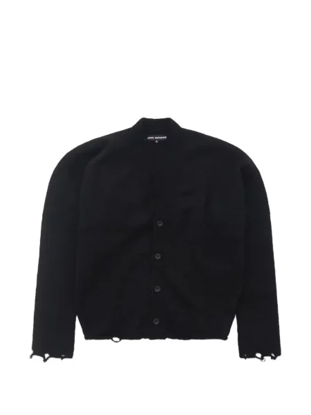 Cardigan Junya Watanabe zdrențuiți asimetric negru