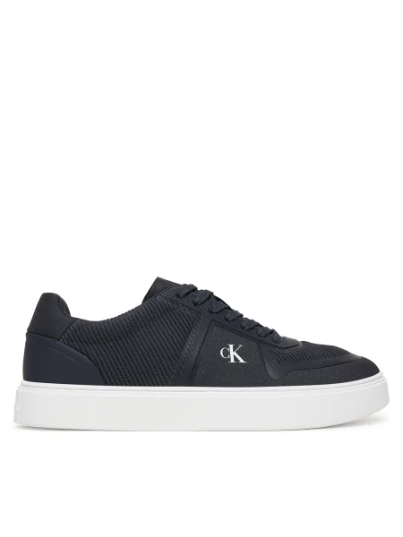 Sneakers Calvin Klein Classic Cups Laceup Knit negru