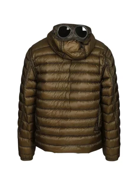 Palton C.p. Company cu glugă verde