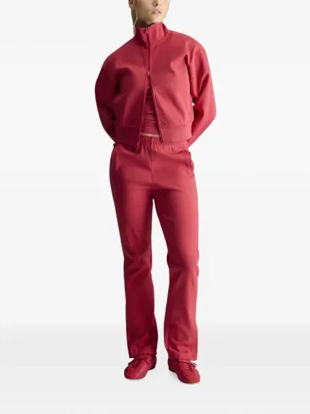 Πλεκτό τρέξιμο παντελόνι Adidas By Stella Mccartney κόκκινο