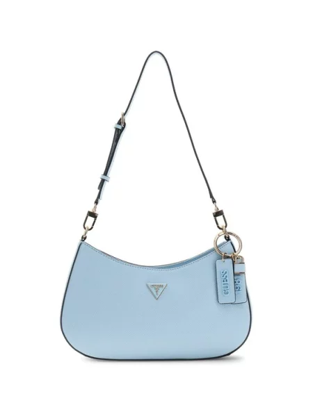 GUESS Torba za čez ramo Noelle II svetlo modra