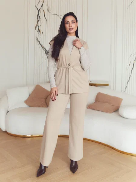 Штани класичні Seventeen бежевий