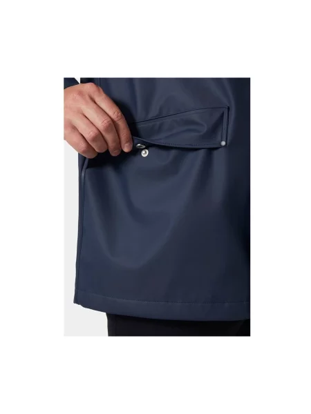 Tmavě Pánský Kabát Helly Hansen Moss Rain Coat modrý