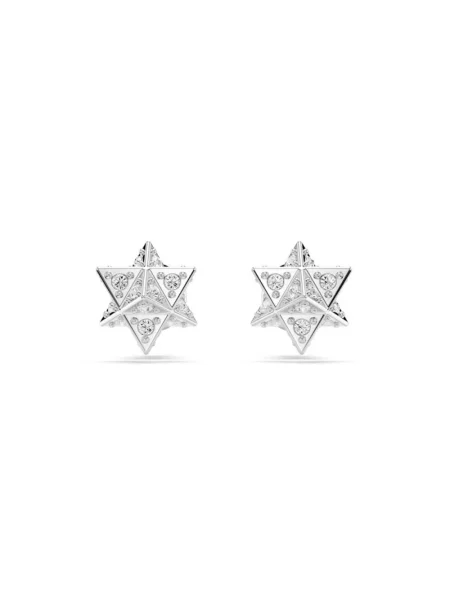 Kolczyki Swarovski szare