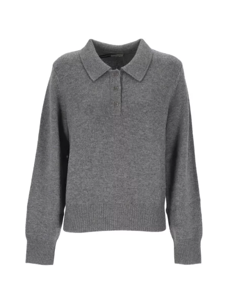Tricou polo Almada Label gri