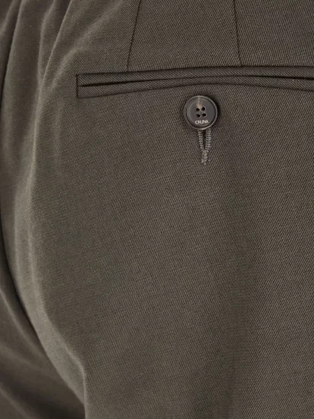 Pantaloni Cruna conici verde