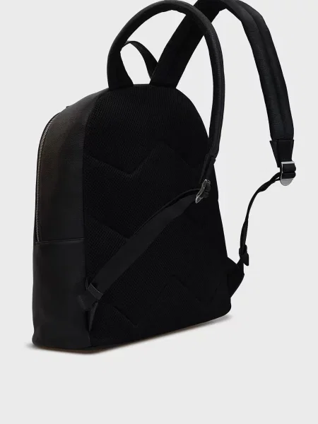 Кожаный рюкзак Baldinini черный