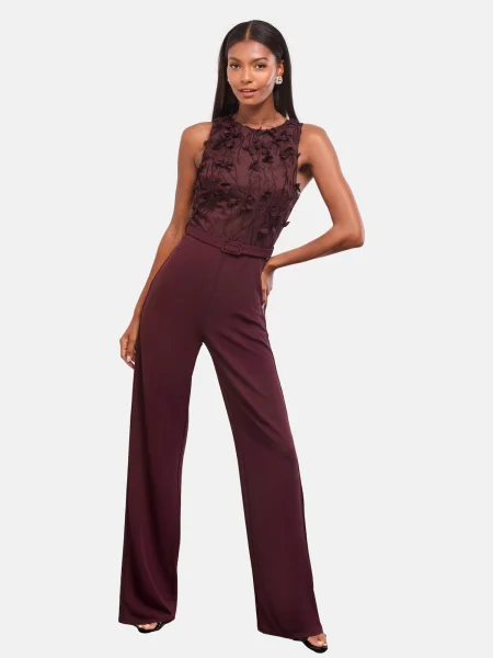 Lipsy Salopeta burgundy roșu